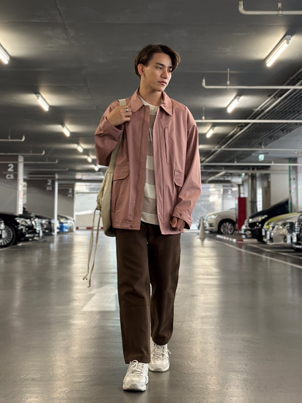 Check styling ideas for U Oversized Utility Jacket U Regular Fit