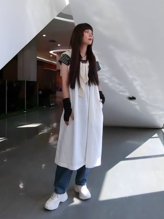 Check styling ideas for「Cotton Embroidery Shirring
