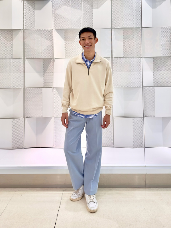 Uniqlo half best sale zip pullover