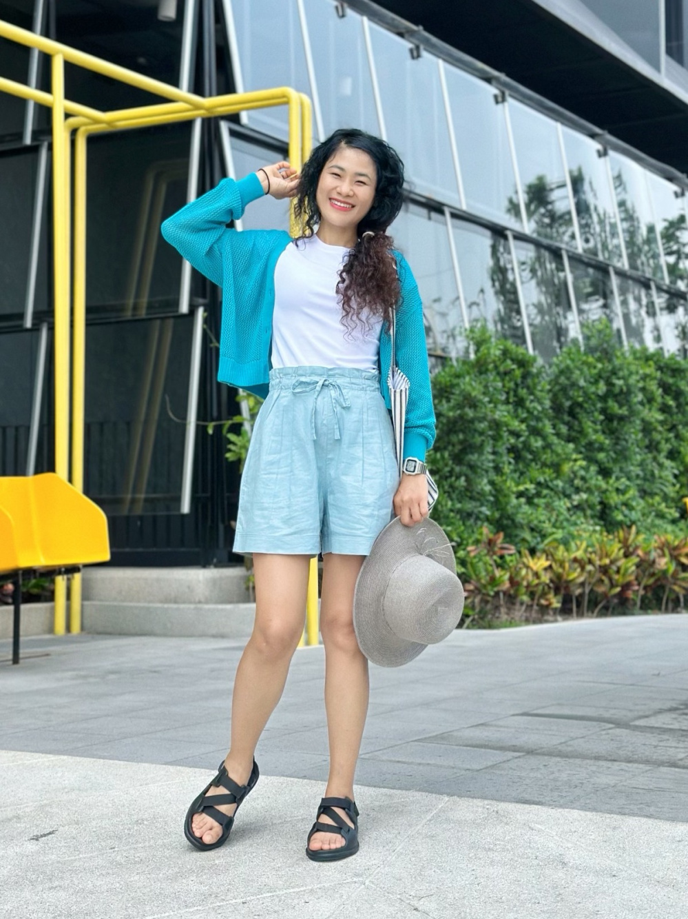 Check styling ideas for「Linen Cotton Shorts」