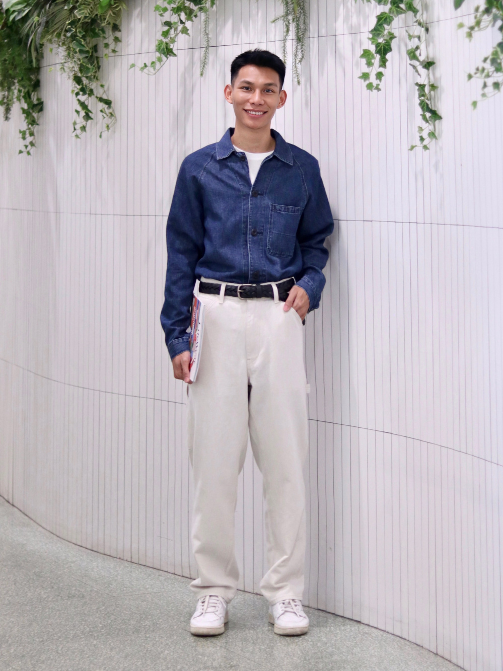 専用　ACVM COTTON LINEN DENIM WORK TROUSERS Denim Work Pants (Cotton Linen) | UNIQLO US