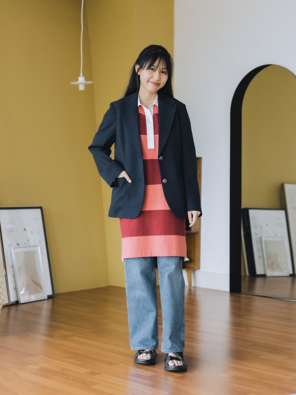 Check styling ideas for「Sandals Uniqlo U、Seamless Leggings Uniqlo U」| UNIQLO  ID