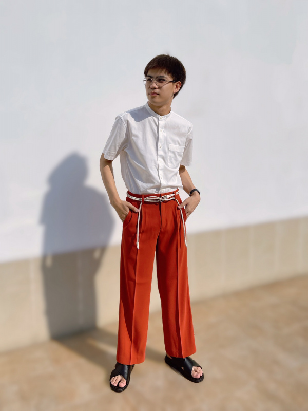 Uniqlo on sale drape pants