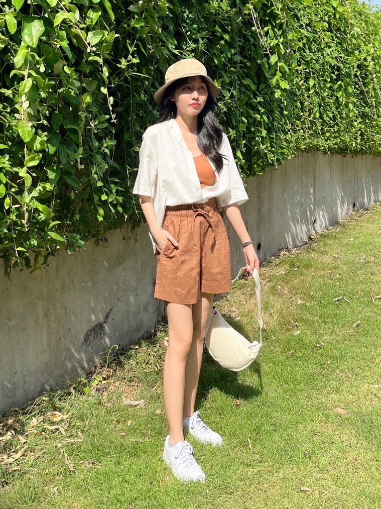 Check styling ideas for「LINEN COTTON SHORTS」