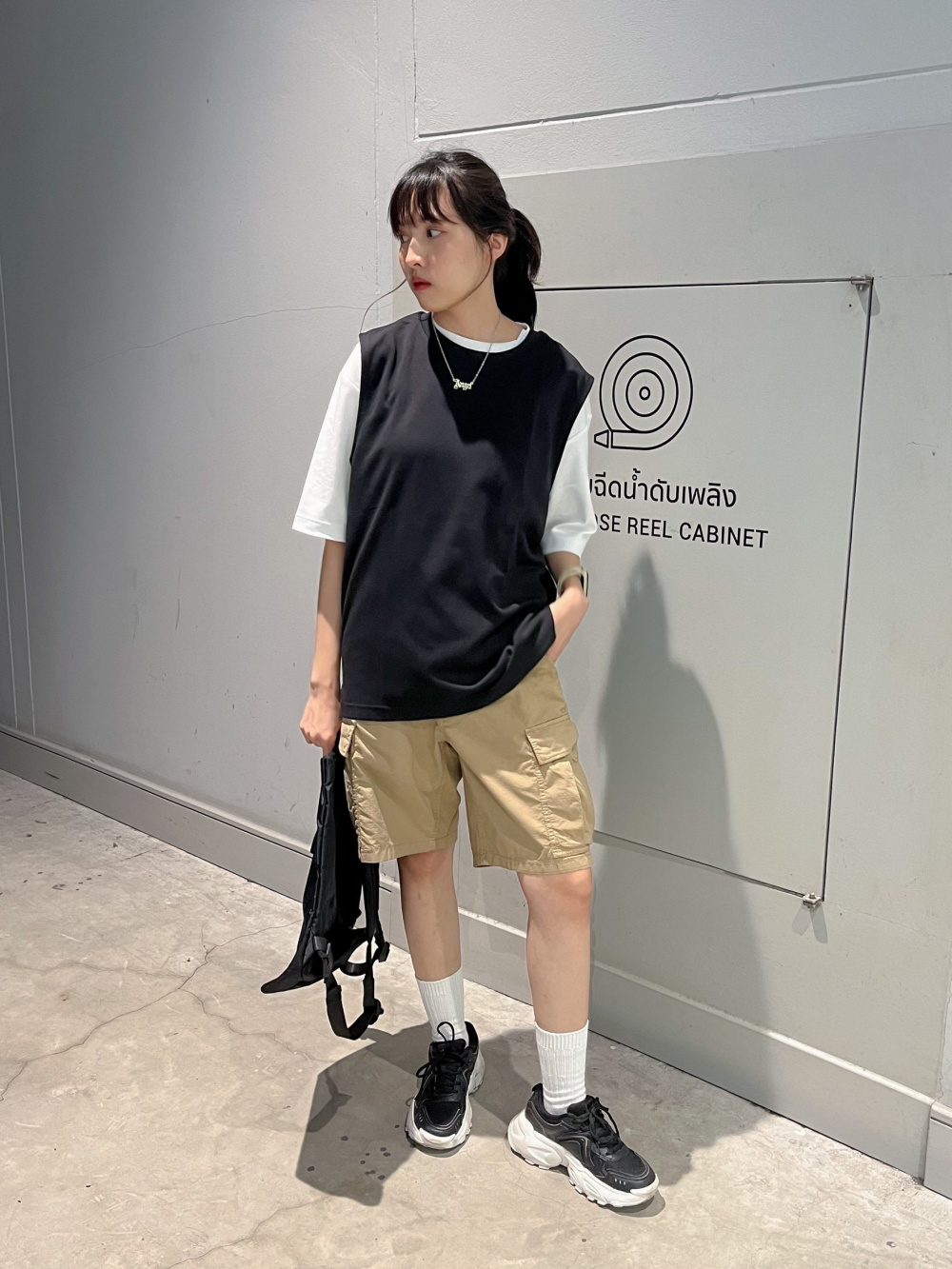 Simple shop boyish outfit