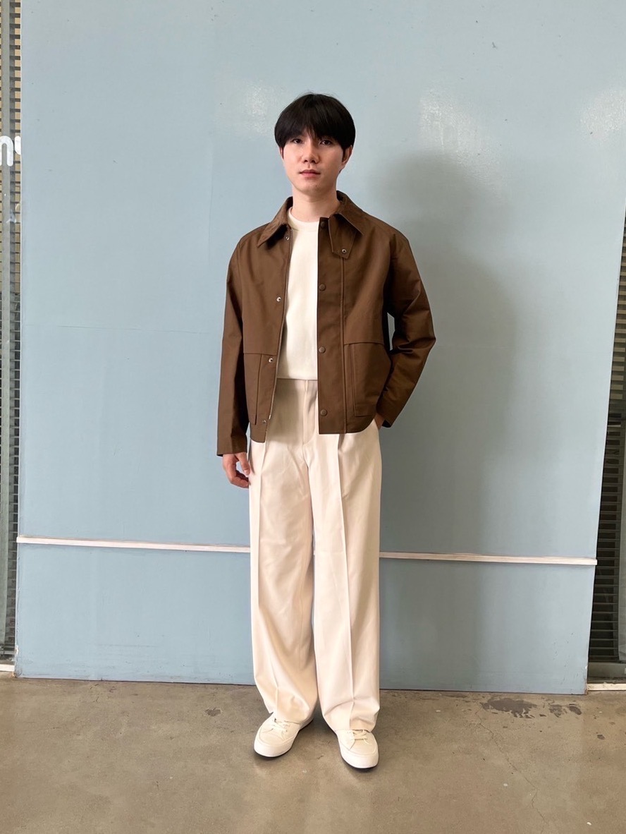 Check styling ideas for「Utility Short Blouson」