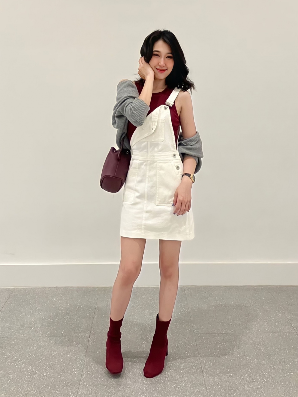 Check styling ideas for「GIRLS Jumper Skirt (Color)」