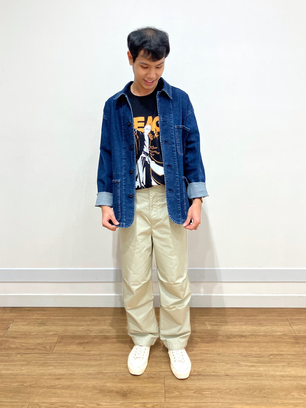 Check styling ideas for「Denim Utility Jacket、BLEACH: Thousand