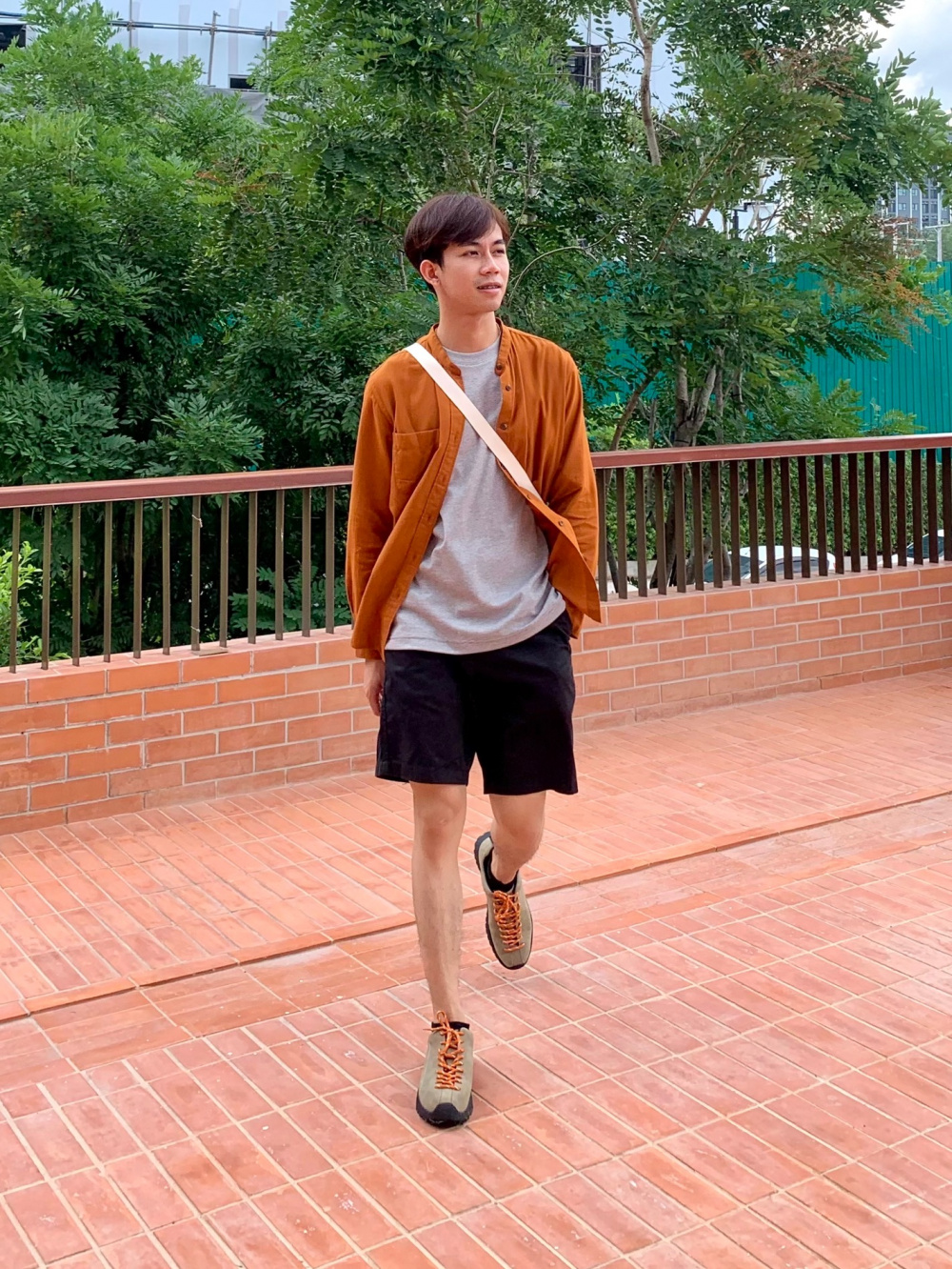 Check styling ideas for「AIRism Cotton Oversized Striped Crew Neck Half  Sleeve T-Shirt」