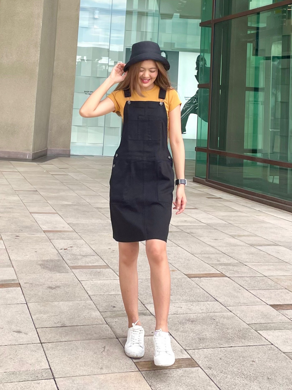 Check styling ideas for「Button Down Camisole Flare Dress、American Sleeve  Cropped Bra Sleeveless Top」