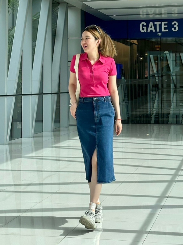 Uniqlo jeans hot sale skirt