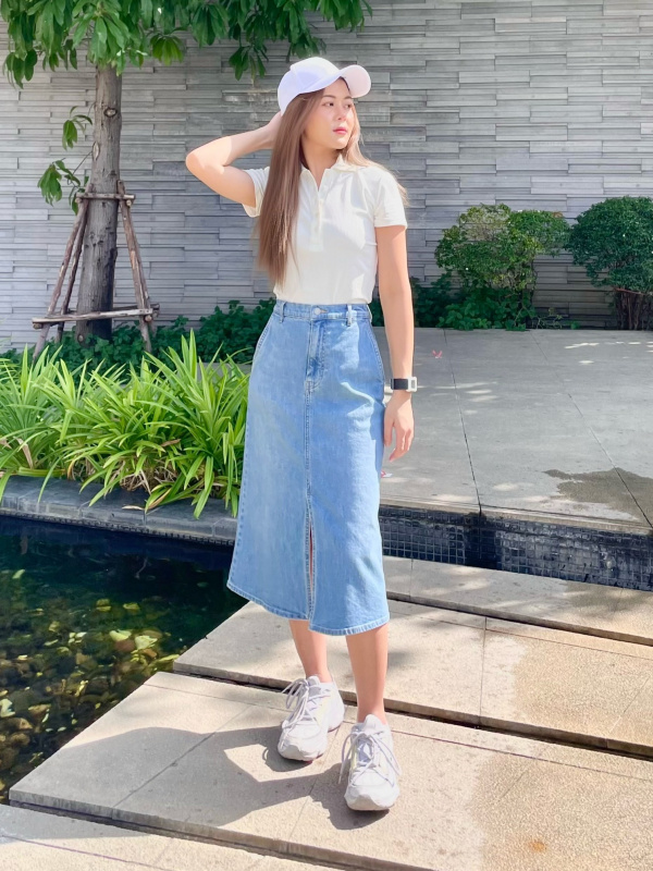 Denim 2025 skirt uniqlo