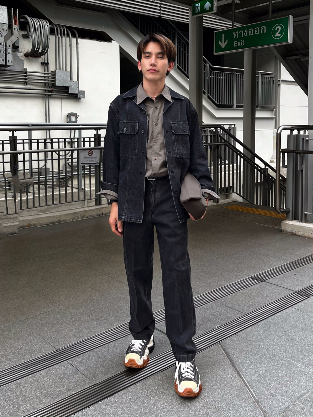 Check styling ideas for「Dry Pique Short Sleeve Polo Shirt、Over Shirt  Jacket」