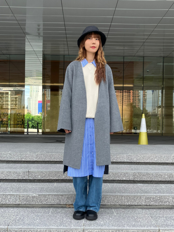 WOMEN S DOUBLE FACE WRAP COAT UNIQLO TH