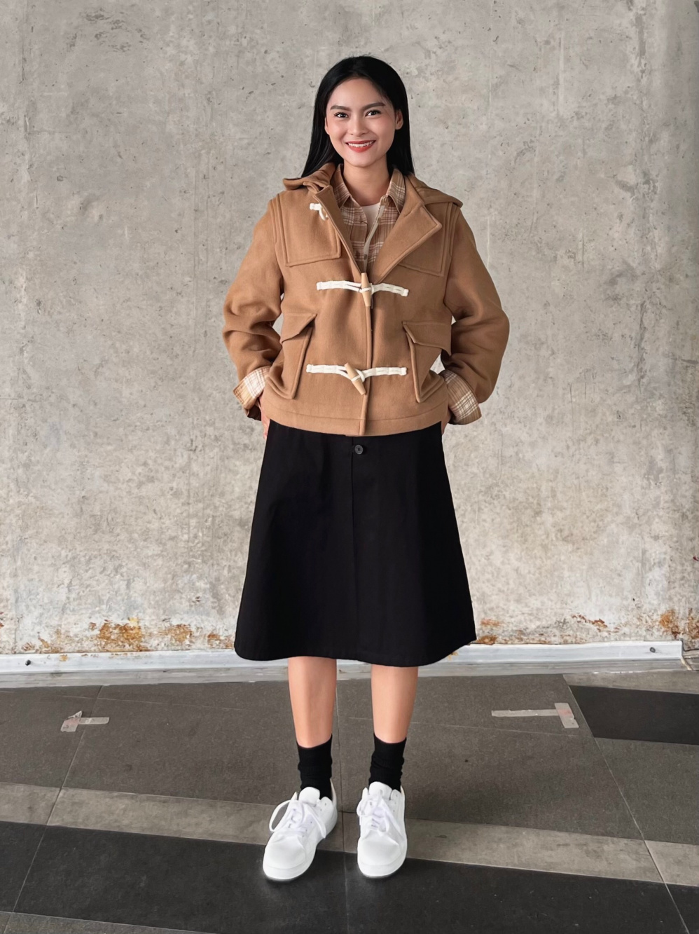 Duffle on sale coat outfit