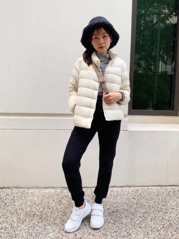 Uniqlo hot sale white puffer