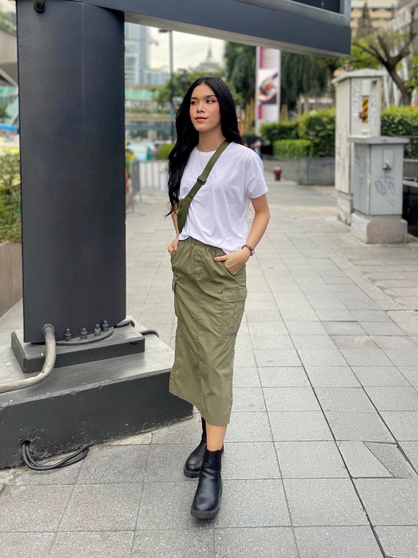 Uniqlo gray clearance skirt