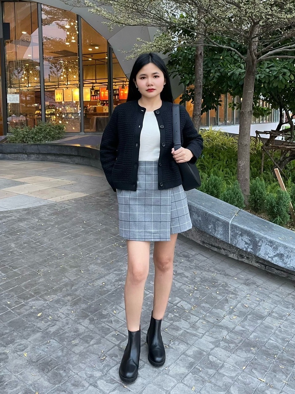 Ameri　2WAY FAKE LEATHER SHORT JACKET 2WAY FAKE LEATHER SHORT JACKET SHORT LEATHER JACKET – Sunflower