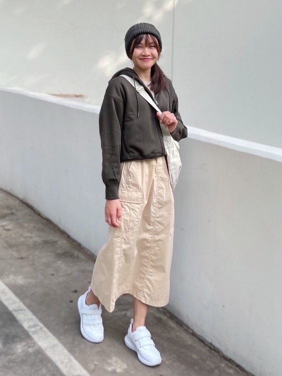 Check styling ideas for「Denim Utility Long Sleeve Over Shirt、Denim Wide  Straight Cargo Pants」