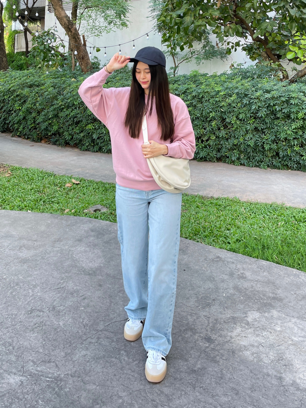 Check styling ideas for「UV Protection Crew Neck Long Sleeve