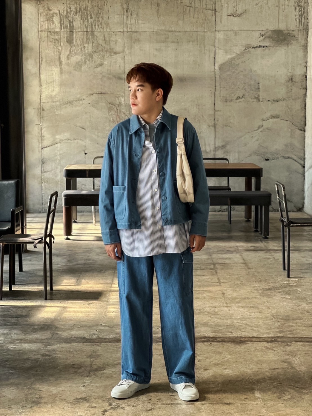 Check styling ideas for「Jersey Relaxed Jacket」