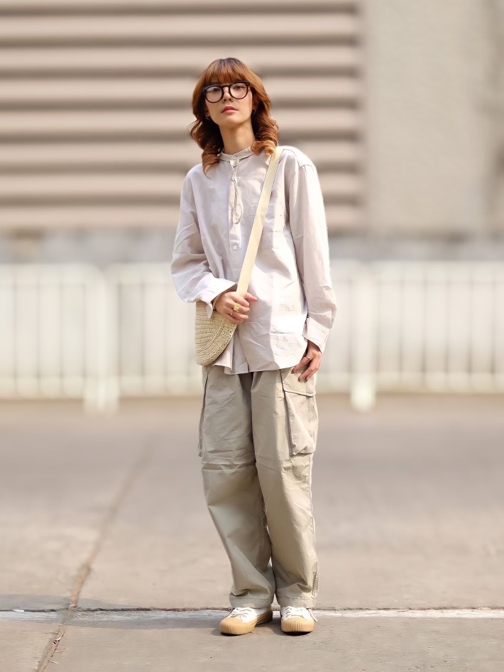 Check styling ideas for「Linen Blend Skort」