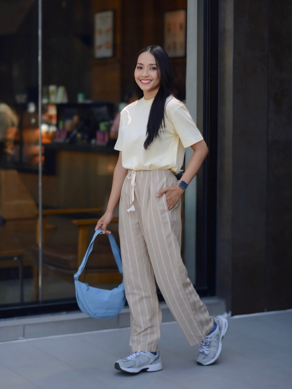 Check styling ideas for「Linen Blend Skort」