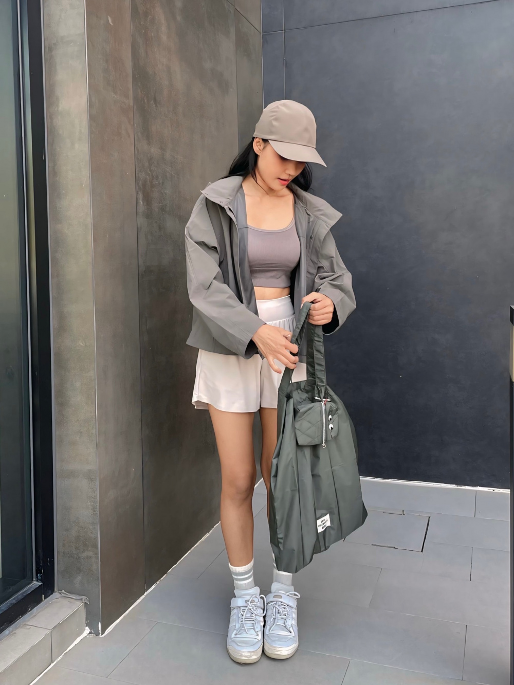 Check styling ideas for「UV Protection 2WAY Stretch Cap」| UNIQLO IN
