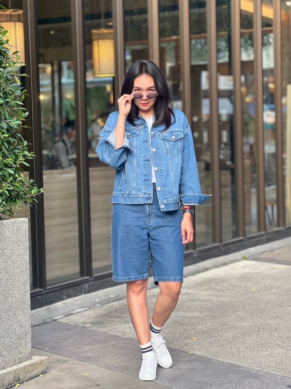 check-styling-ideas-for-denim-half-shorts-uniqlo-in