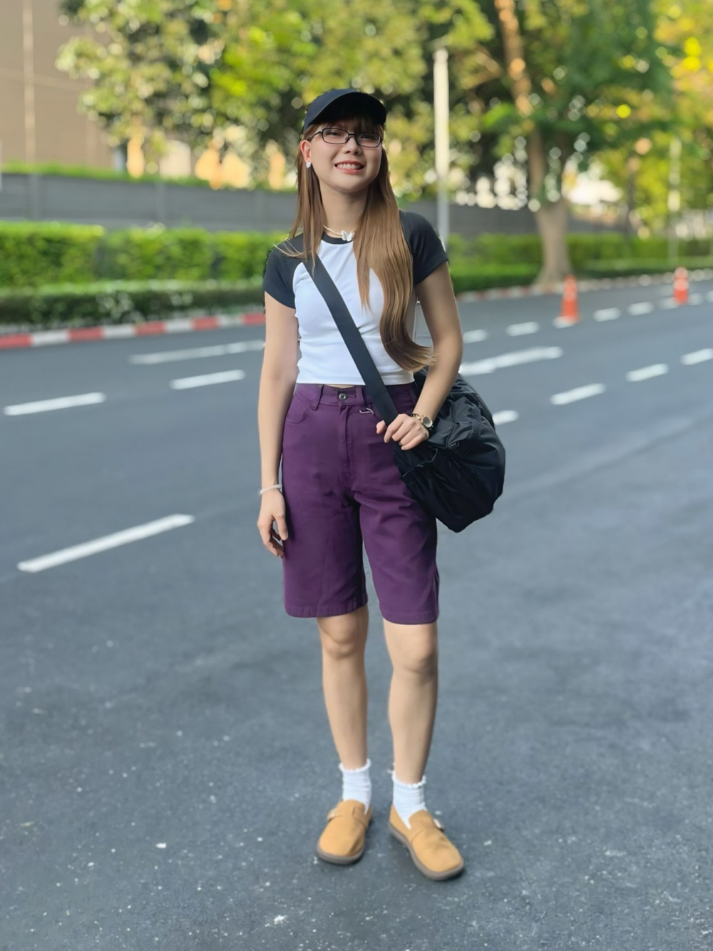 check-styling-ideas-for-airism-cotton-cropped-bra-tube-top-denim-half