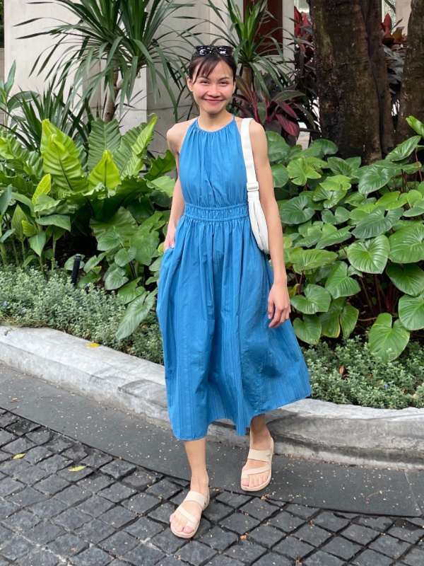 WOMEN'S HALTER NECK DRESS SLEEVELESS | UNIQLO SG