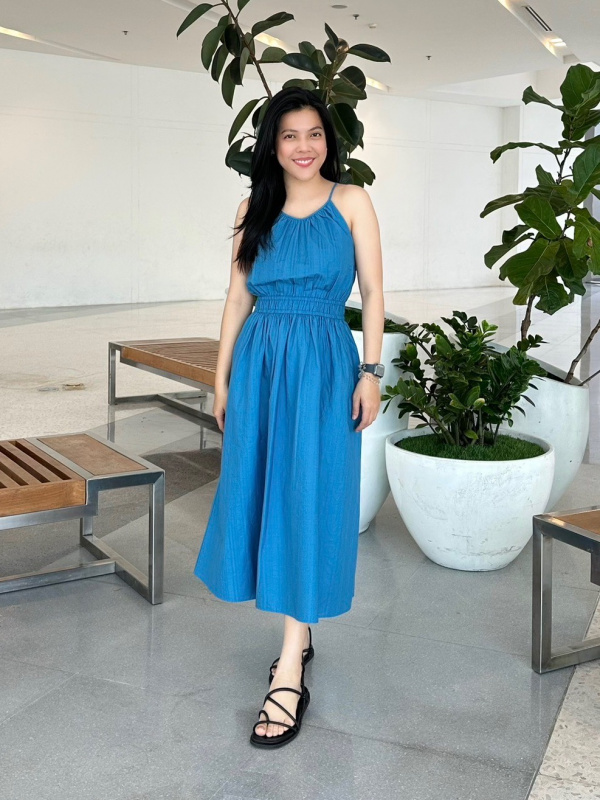 WOMEN'S HALTER NECK DRESS SLEEVELESS | UNIQLO SG