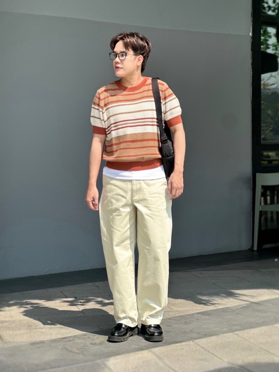 check-styling-ideas-for-cotton-popcorn-sweater-short-sleeve-linen-blend