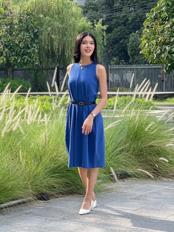 WOMEN'S JERSEY BALLOON DRESS SLEEVELESS | UNIQLO SG