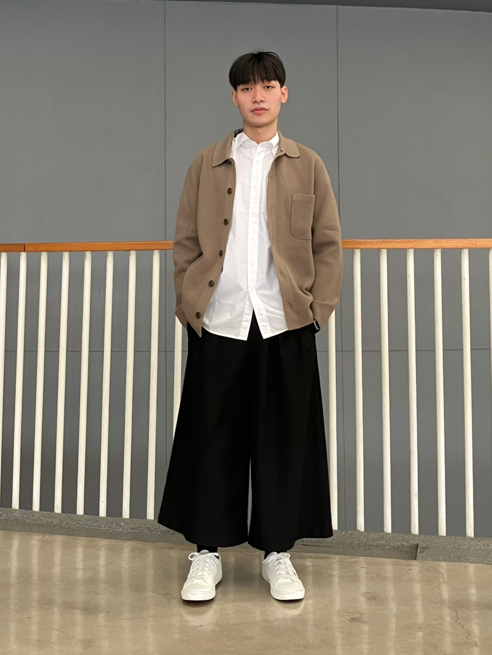 ダントン MEN’S BROAD CLOTH SHIRT CARDIGAN Check styling ideas for「Cotton Broadcloth Shirt | Long Sleeve