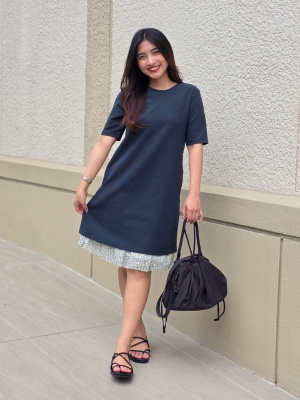 uniqlo jersey dress Women's A Line LowStock:43677190881331