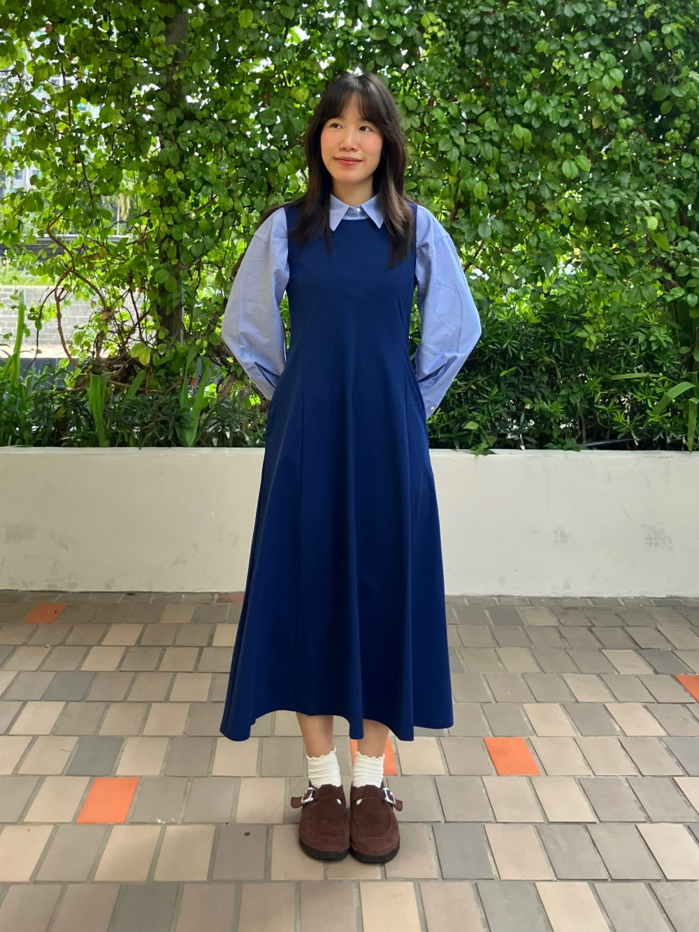blue tiered tulle dress Westport Dress – Navy M main image 0
