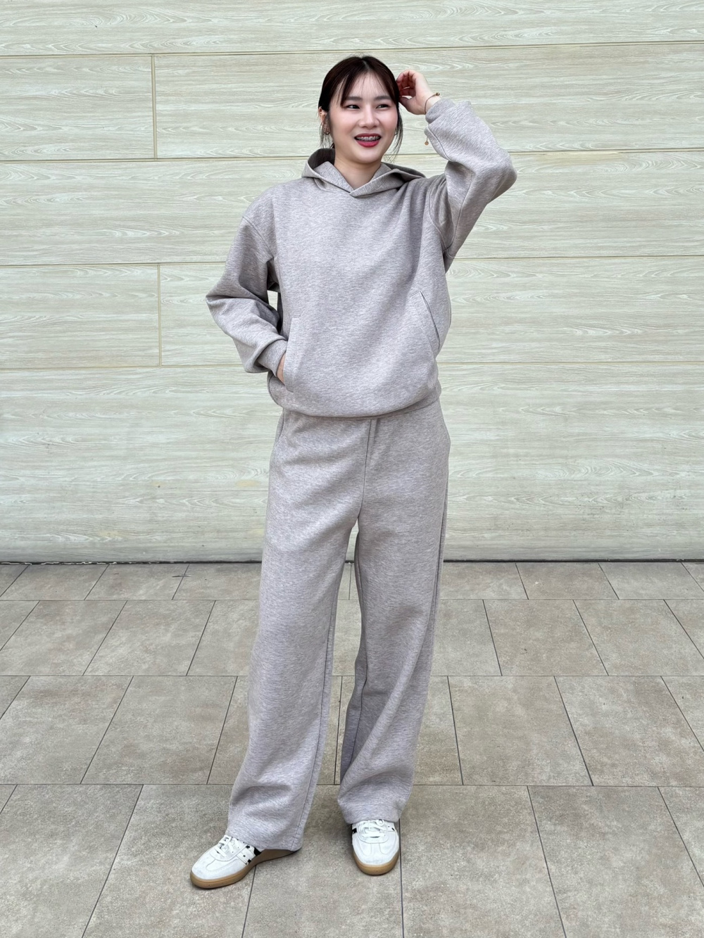 Check styling ideas for「Sweat Wide Pants | Can Be Set Up With