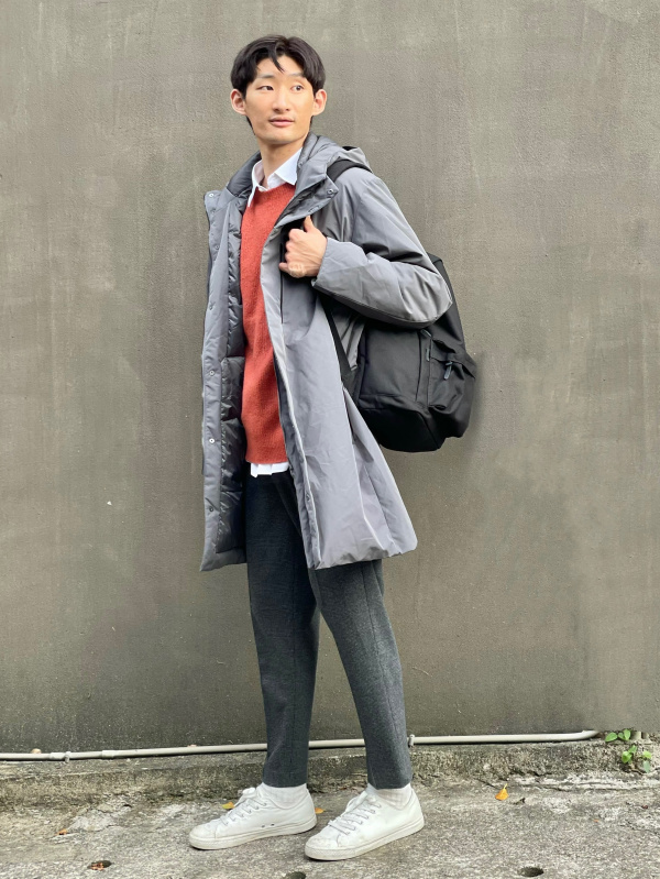 男裝精紡府綢彈性Slim Fit襯衫(長袖) | UQ 搜尋
