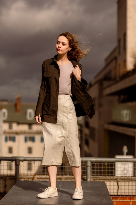 mid length puffa coat