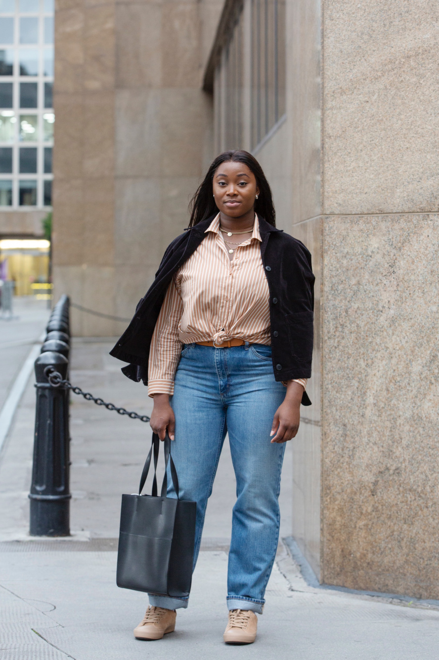 Square Faux Leather Tote Bag