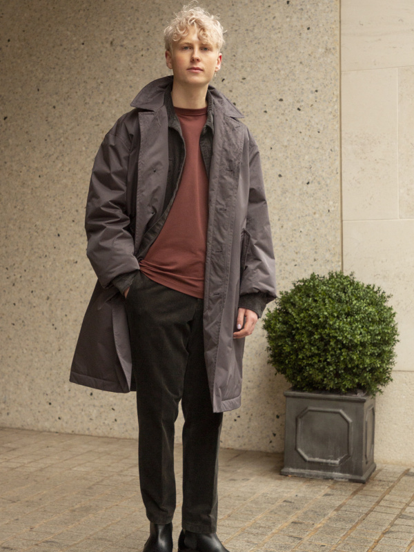 Uniqlo single outlet breasted coat