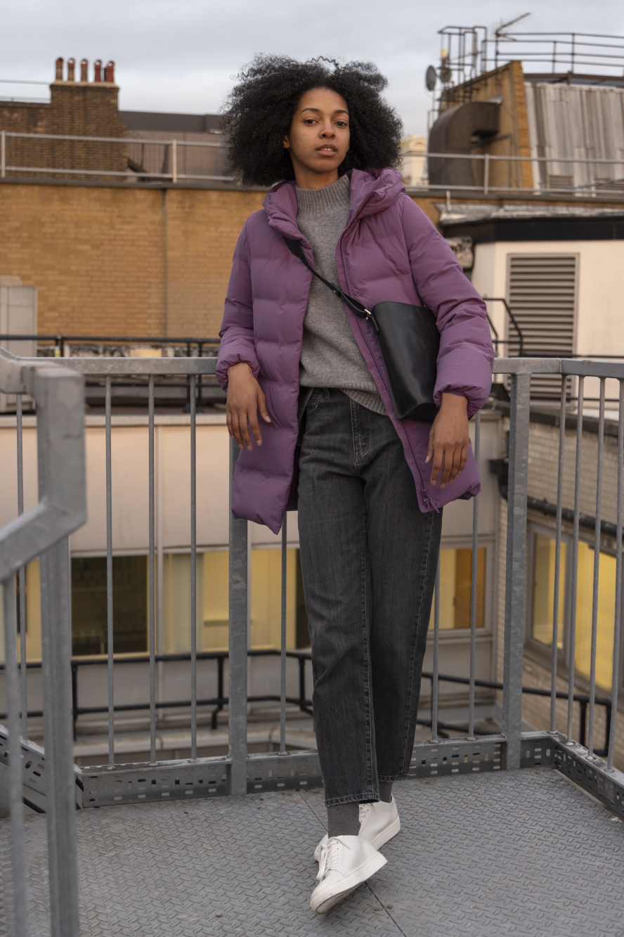 Lavender shop jacket outfit