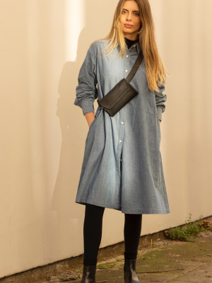 long denim dress Daisie Denim Dress