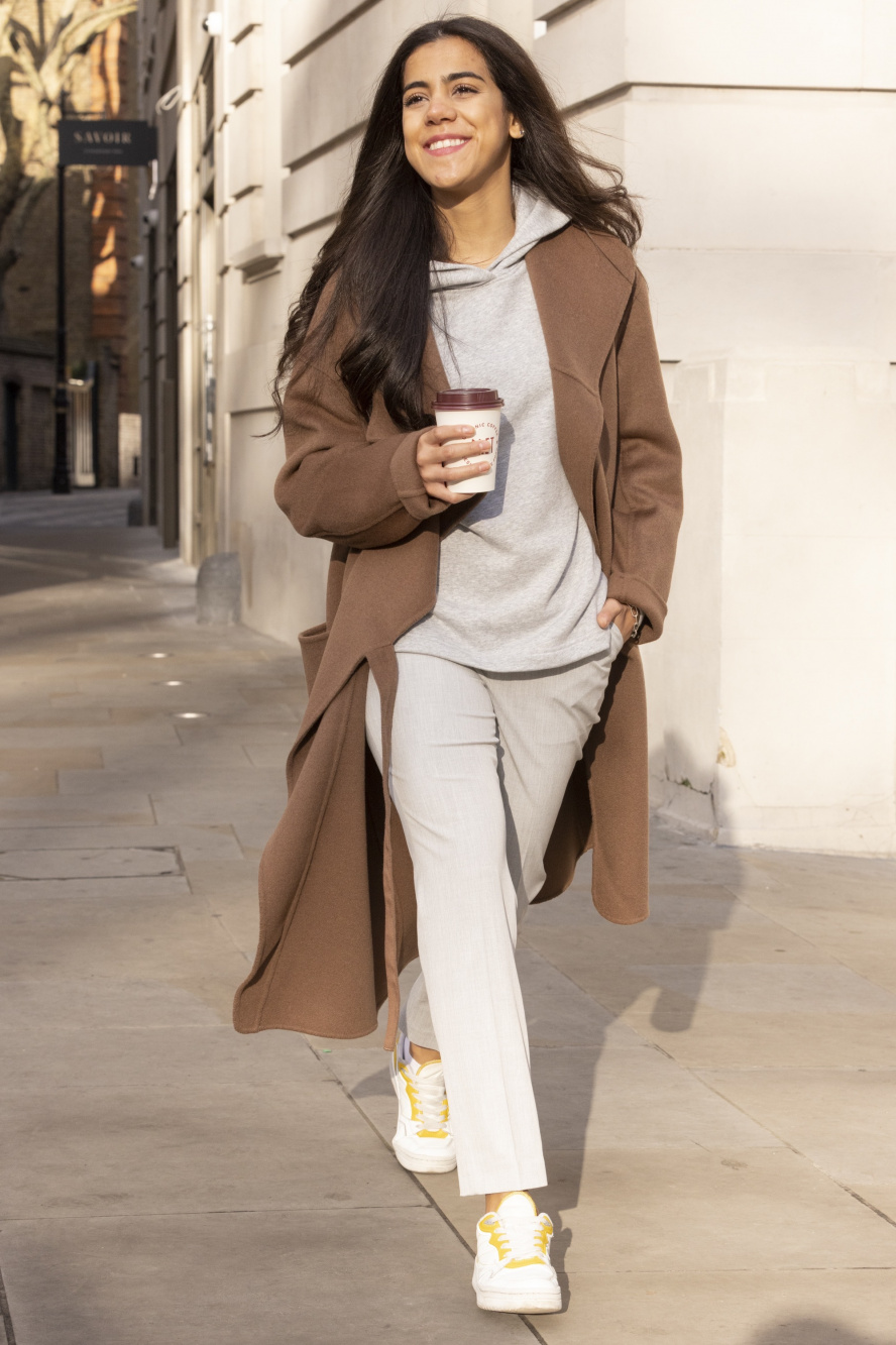 Check styling ideas for「Sweat Slit LongSleeve Pullover Hoodie、Brushed