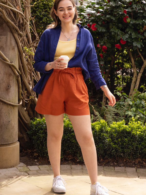 WOMEN'S LINEN COTTON SHORTS