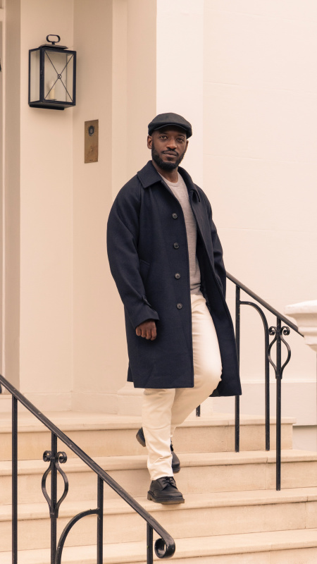 Uniqlo cheap balmacaan coat