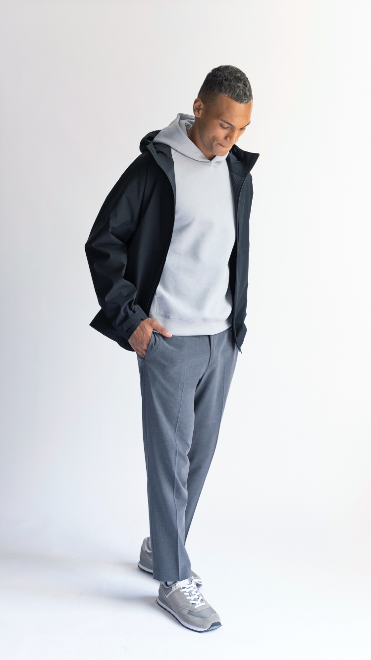 UNIQLO Stretch Dry Sweat Pullover Hoodie