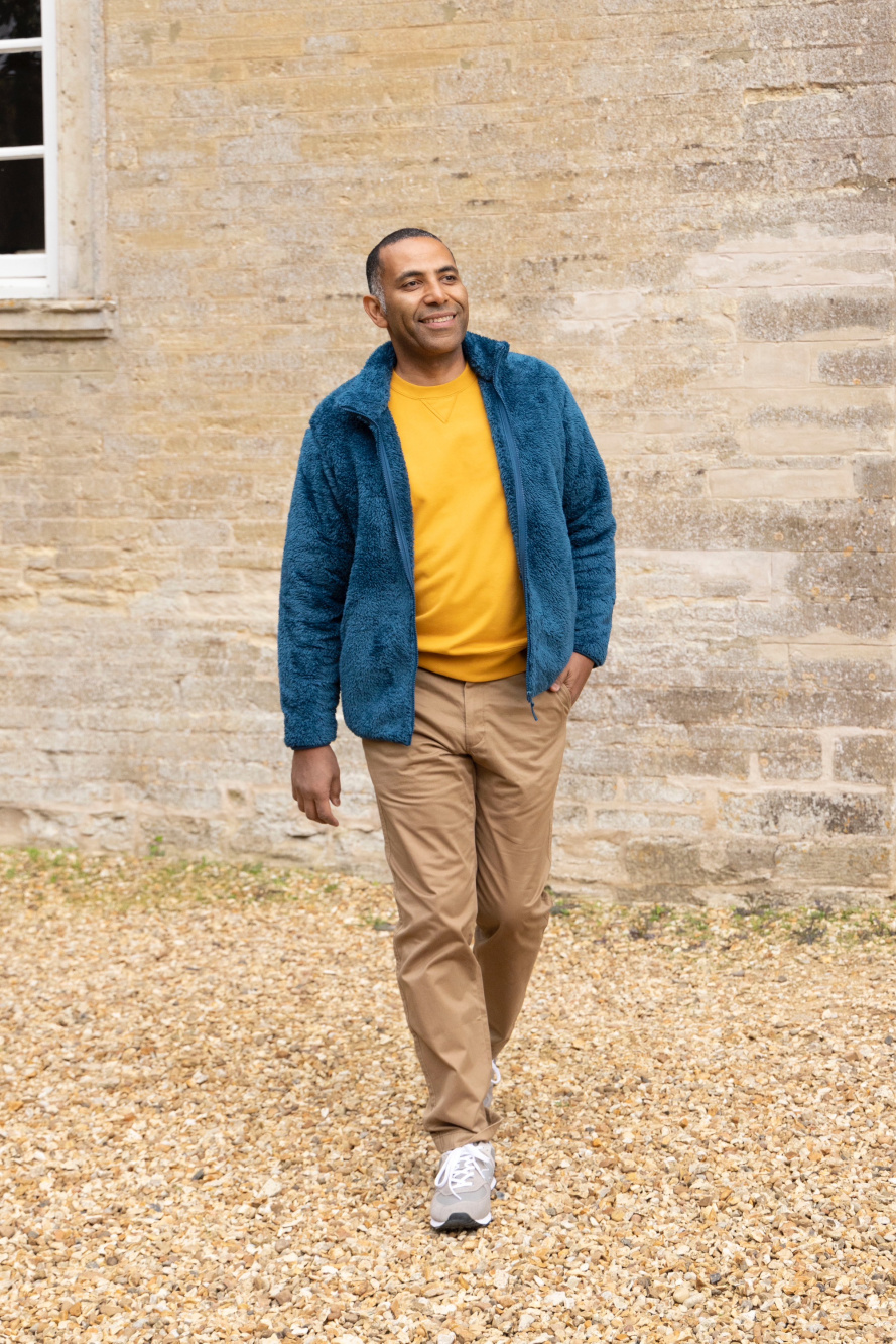 Check styling ideas for「Fluffy Yarn Fleece Full-Zip Jacket、Utility Work  Pants」