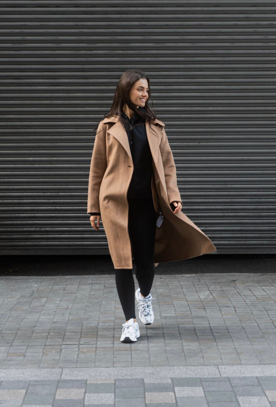 Check styling ideas for「Wool Blend Long Coat、HEATTECH Ultra Warm Leggings ( 2022 Edition)」